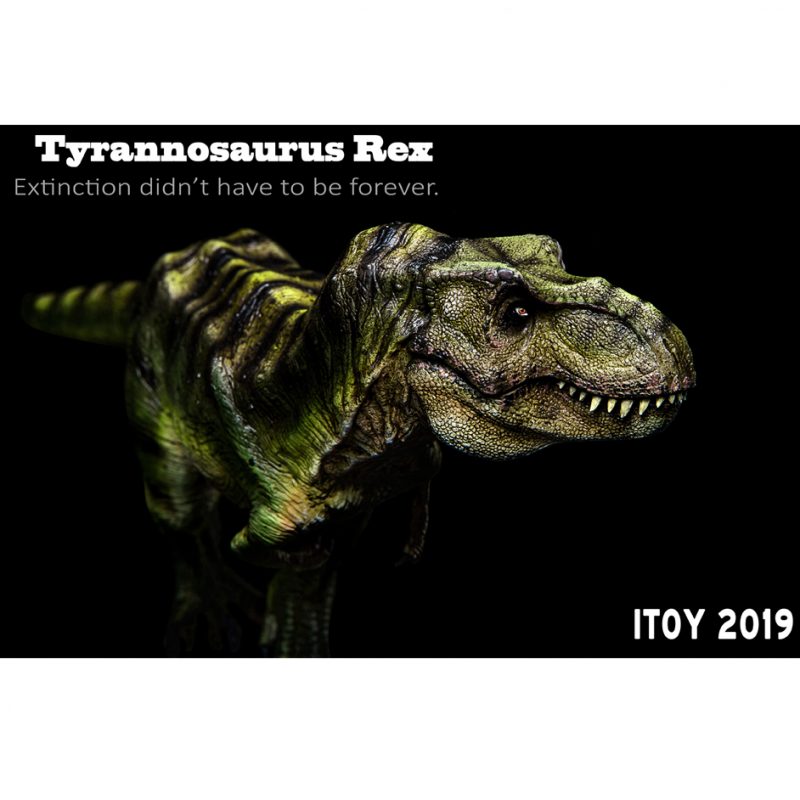 ITOY Studio Green Tyrannosaurus rex Dinosaur Model