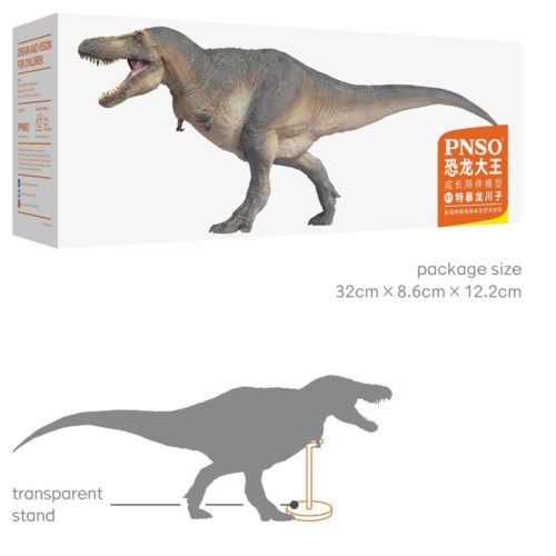 PNSO Chuanzi the Tarbosaurus model product packaging