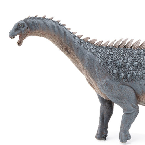 A close-up view of the Papo Ampelosaurus model.